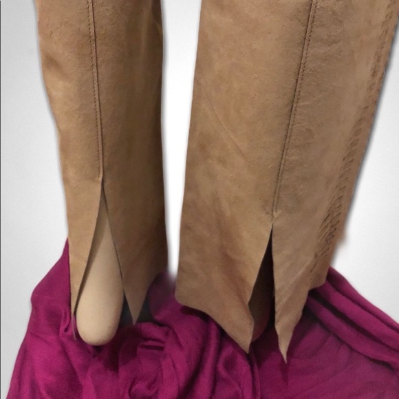 Suede Kenneth Cole Luxury Bohemian Style Pants,  6 (NWT) & 12 (NWOT) - Picture 11 of 16